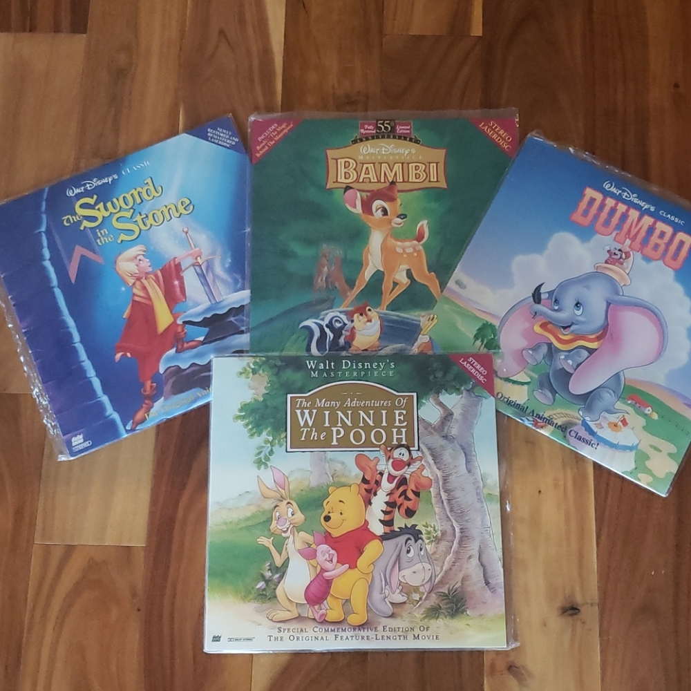 Vintage Disney Laser Discs